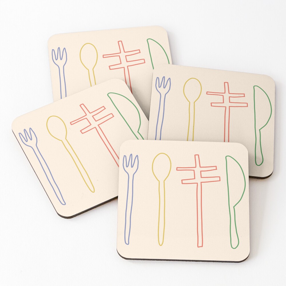 Item preview, Coasters (Set of 4) designed and sold by SentABear.