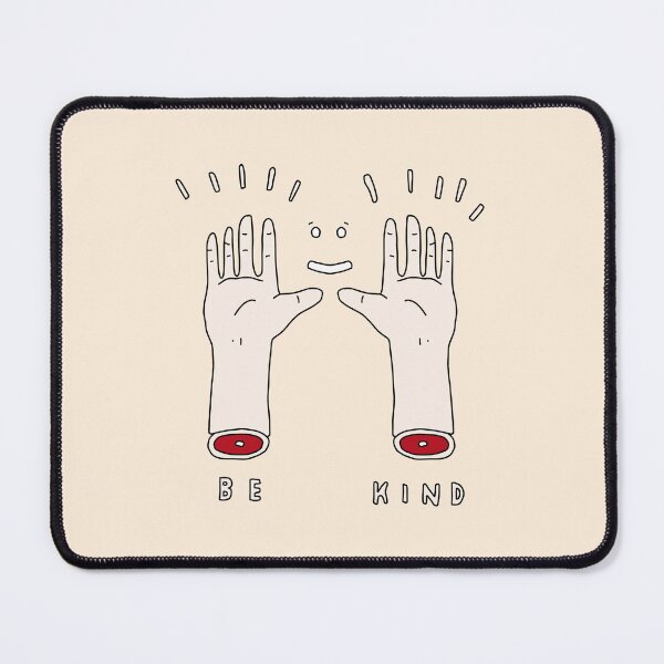 Item preview, Frightened Rabbit “Be Kind” Hands designed and sold by SentABear.