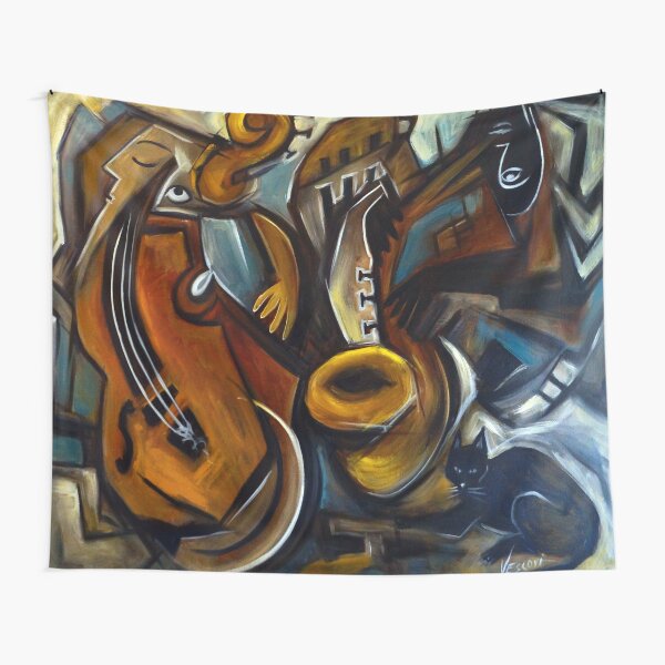 Item preview, Black Cat Jazz  designed and sold by Valerie Vescovi.