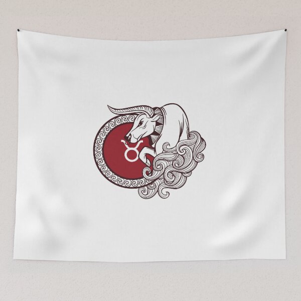 Item preview, drawing of an taurus and zodiac taurus logo designed and sold by JAG2B.