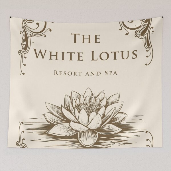 Item preview, The White Lotus Series Merch designed and sold by Think In Scenes.