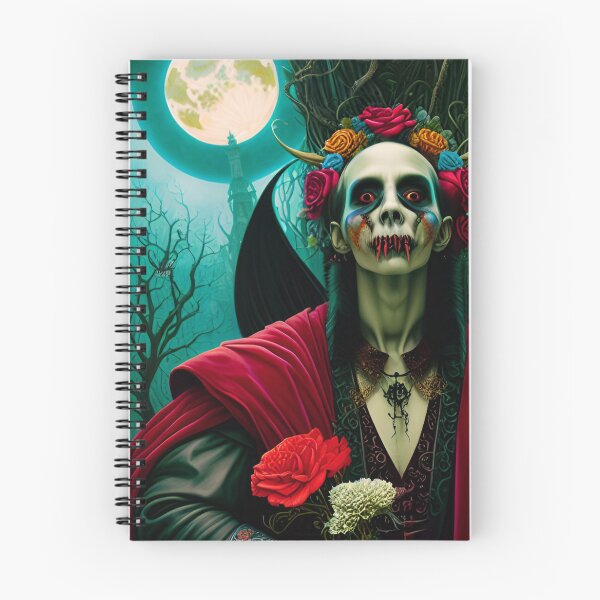 Item preview, Pale scary vampire with flowers designed and sold by MadinaFatt.