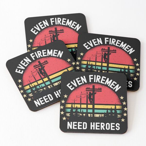 Item preview, Even Fireman Need Heroes For Lineman designed and sold by zenbition.