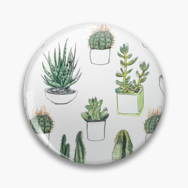 Item preview, Watercolour cacti & succulents designed and sold by crumpsticks.