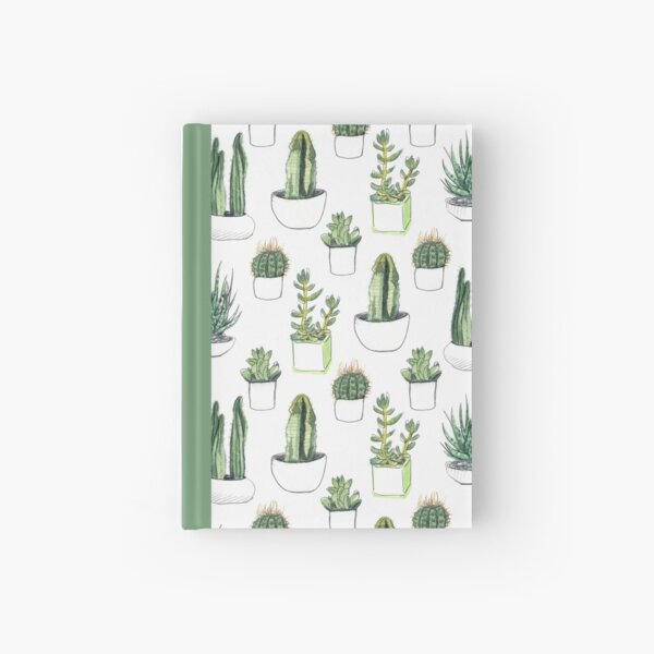 Watercolour cacti & succulents Hardcover Journal
