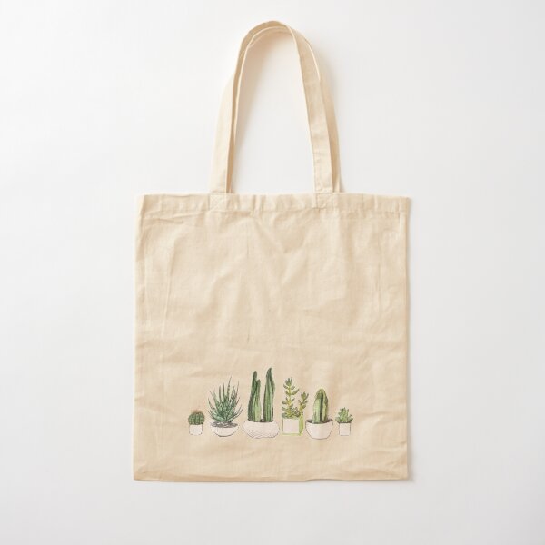 Watercolour cacti & succulents Cotton Tote Bag