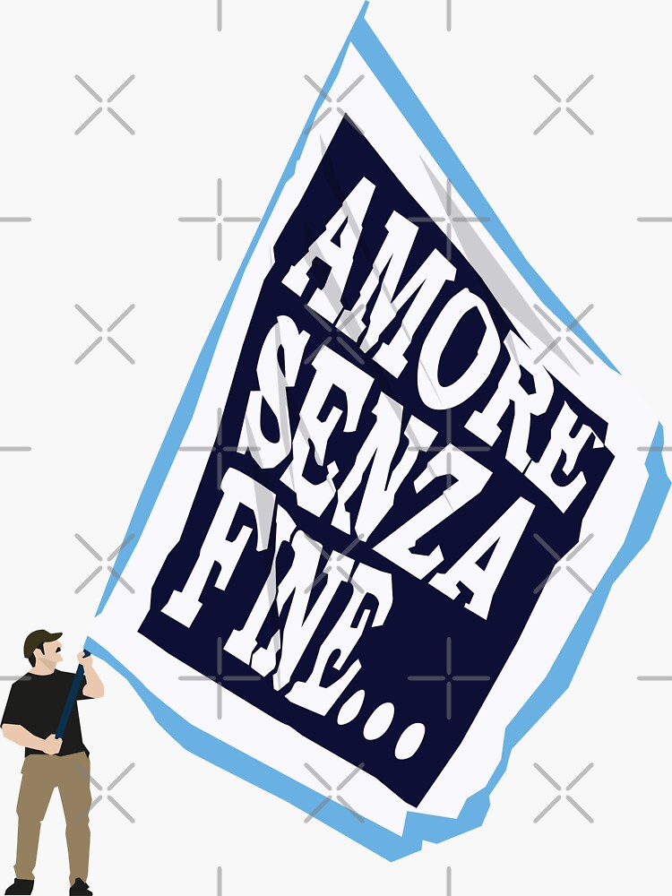 Napoli Amore Senza Fine Sticker for Sale by casualsofficial