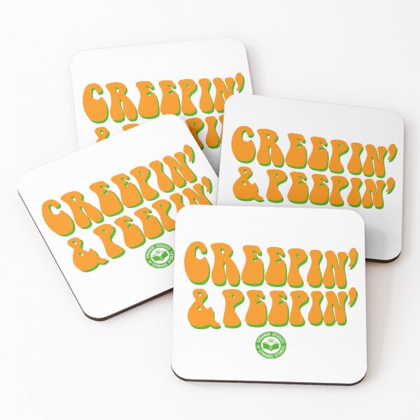 Item preview, Creepin' & Peepin' on White designed and sold by WitchHouseMedia.