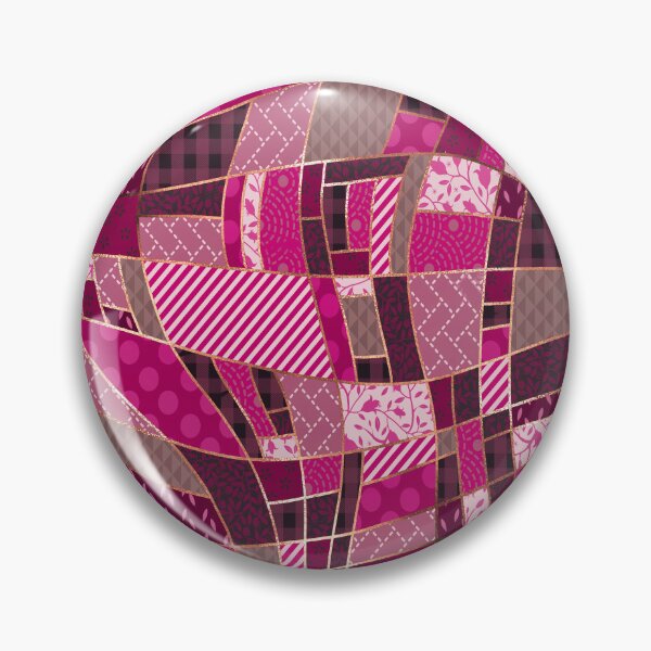 Item preview, Crazy pink patchwork design by Maxine Gadd  designed and sold by Maxine Gadd.