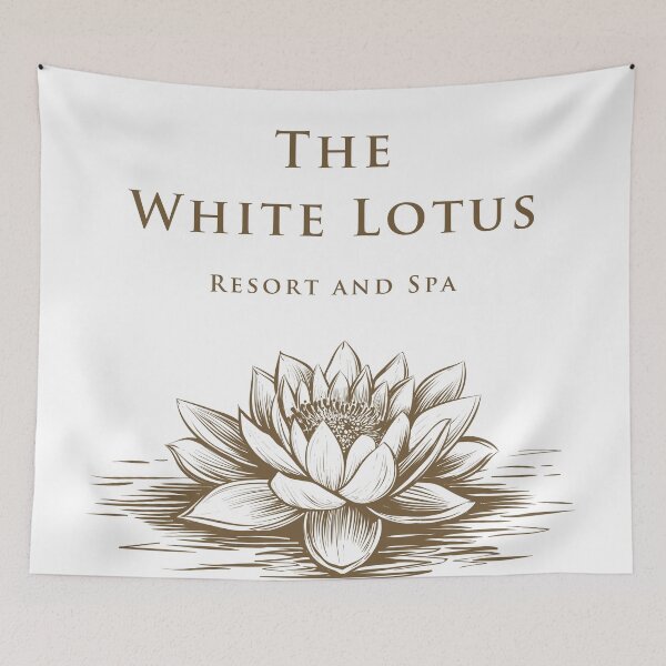 Artikelvorschau, Die White Lotus-Serie entworfen und verkauft von Think In Scenes.