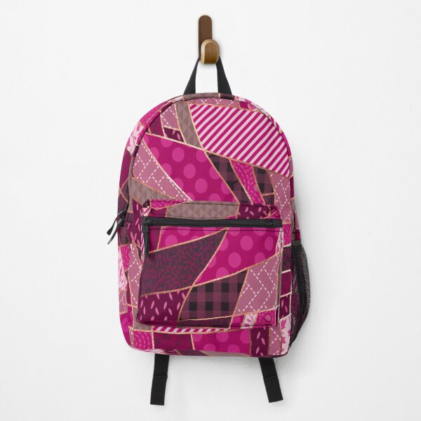 Item preview, Crazy pink patchwork design by Maxine Gadd designed and sold by Maxine Gadd.
