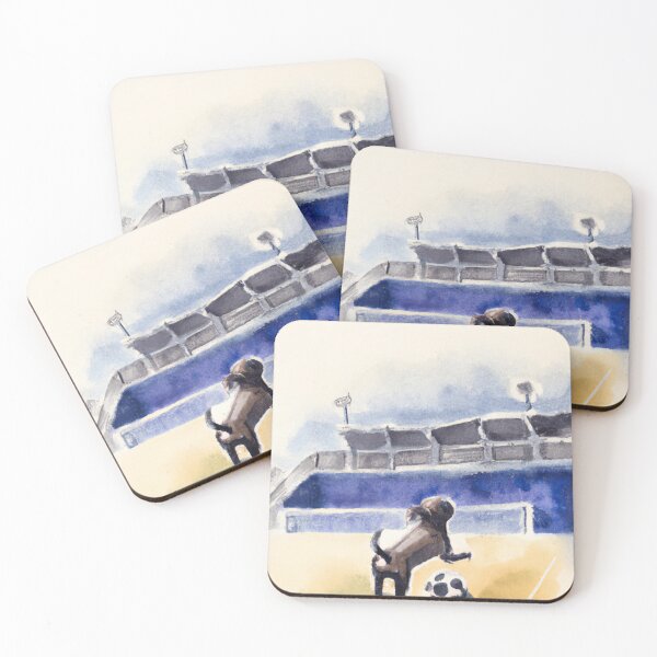 Item preview, Dog playing soccer at the stadium-Edited AI generated art designed and sold by Frostp.
