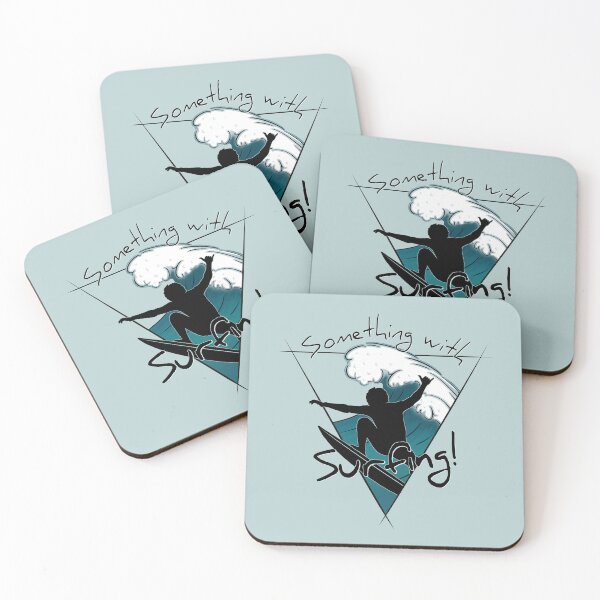 Item preview, Something With Surfing Cool Wave Aerial Surfer Silhouette designed and sold by Skizzenmonster.