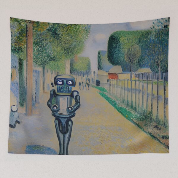 Item preview, Robot in the style of famous art. designed and sold by CRAFTER-MEDIA.