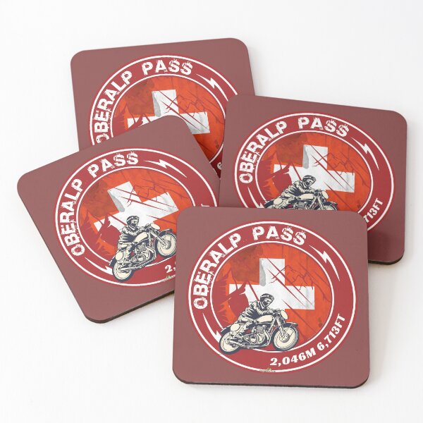 Item preview, Oberalp Pass Oberalppass Switzerland Suisse Schweiz Motorcycle Cycle Sticker T-Shirt Sticker 03 designed and sold by OuterShellUK.