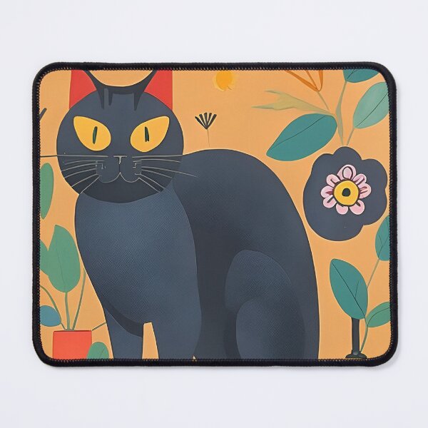 Item preview, Atomic Mid century cat - Retro Cat-Mid Century Modern Art designed and sold by Tamas Das.