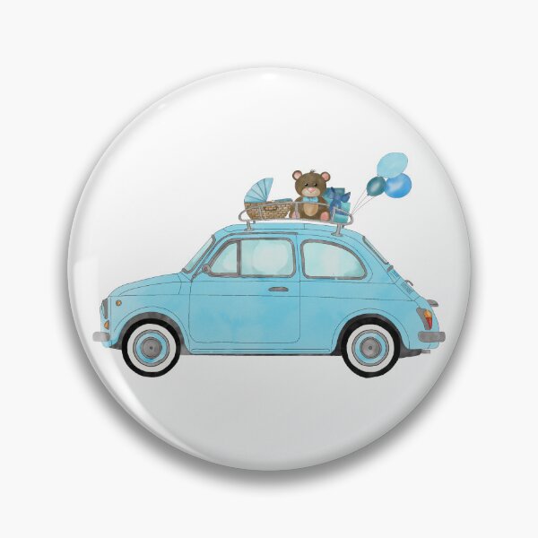 Item preview, Fiat 500 Blue Baby Boy designed and sold by portosabbia.