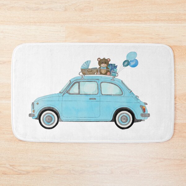 Item preview, Fiat 500 Blue Baby Boy designed and sold by portosabbia.