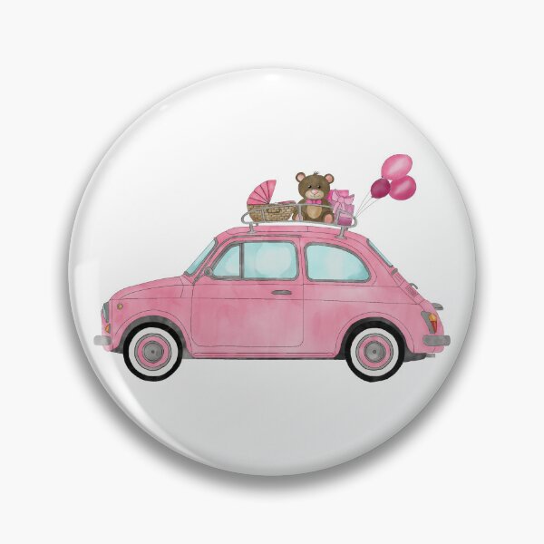 Item preview, Fiat 500 Pink Baby Girl designed and sold by portosabbia.