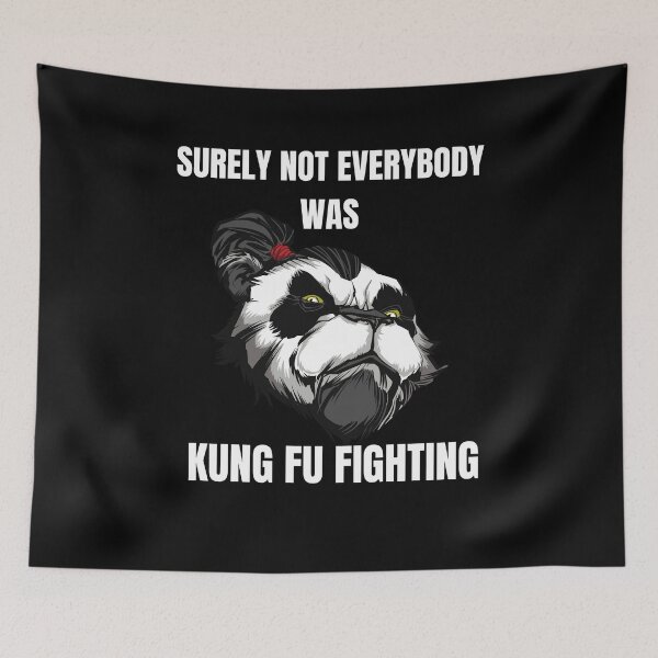 Item preview, Unleash Your Inner Warrior: Surely Not Everybody Was Kung Fu Fighting Banda designed and sold by limos.