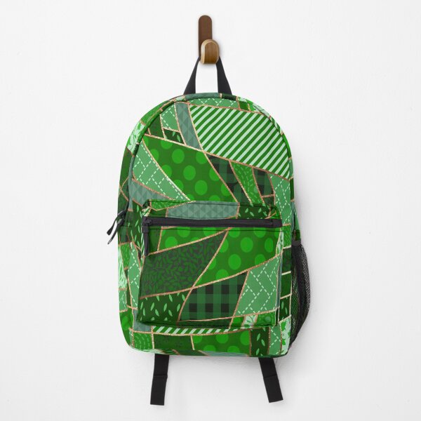 Item preview, Green crazy patchwork design by Maxine Gadd designed and sold by Maxine Gadd.