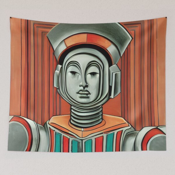 Item preview, Robot in the style of famous art. designed and sold by CRAFTER-MEDIA.