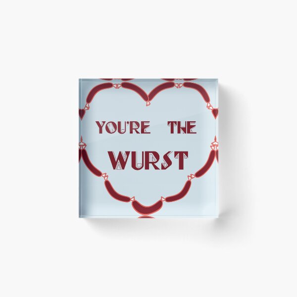 Item preview, valentines wurst designed and sold by frauenbrauen.