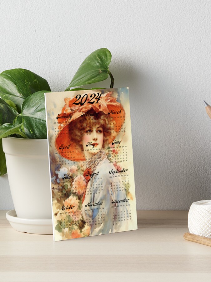 Wall Calendar 2024 - 30 x 29 Cm BELLE EPOQUE 