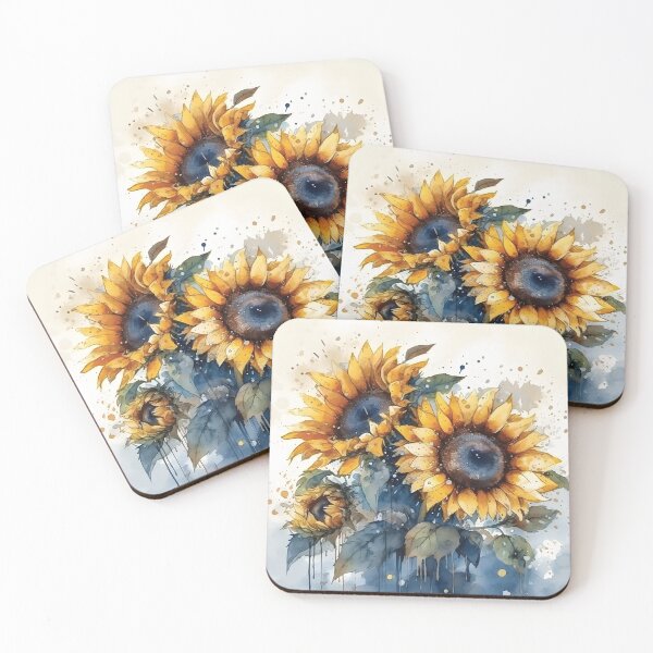 Item preview, Beautiful Painted Sunflowers designed and sold by PatternBestFan.