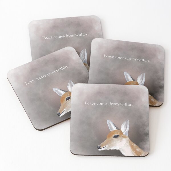 Item preview, Peace comes from within, zen, inspirational, quotes designed and sold by Treasuredreams.