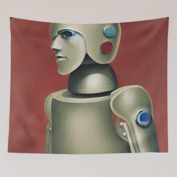 Item preview, Robot in the style of famous art. designed and sold by CRAFTER-MEDIA.