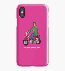 Jhon Lennon on Motorcycle iPhone Case