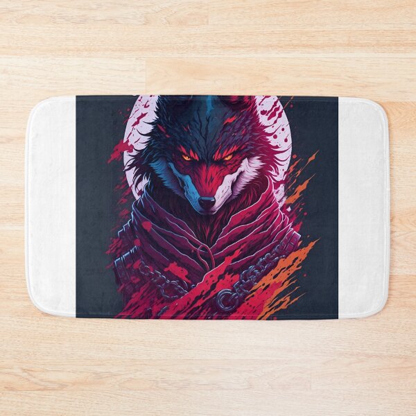 Item preview, Stealthy Wolf Warrior| Digital Ninja Canine| High-Tech Howling Wolf designed and sold by RedArtG09.