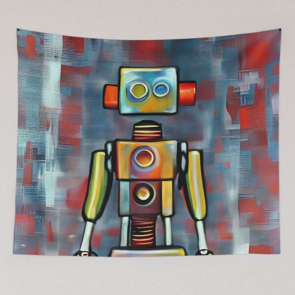 Item preview, Robot in the style of famous art. designed and sold by CRAFTER-MEDIA.