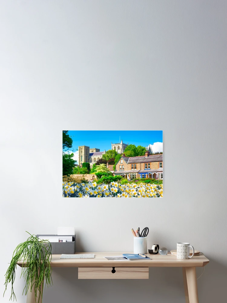 Thumbnail 2 of 3, Poster, Springtime In Ripon designed and sold by Alisonchambers2.