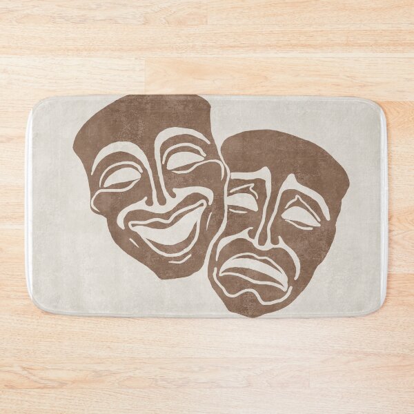 Item preview, The Muses Of Tragedy and Comedy 01 - Minimal - Monochromatic Boho Abstract designed and sold by Studio Grafiikka.