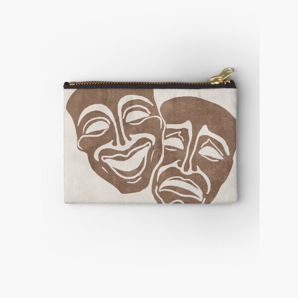 Item preview, The Muses Of Tragedy and Comedy 01 - Minimal - Monochromatic Boho Abstract designed and sold by Studio Grafiikka.