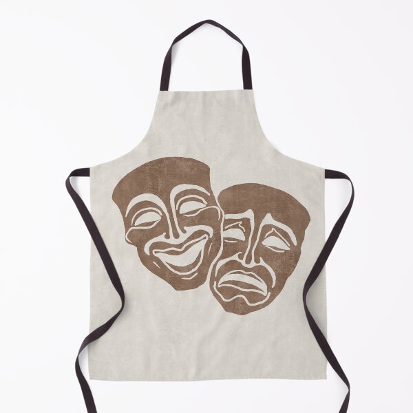 Item preview, The Muses Of Tragedy and Comedy 01 - Minimal - Monochromatic Boho Abstract designed and sold by Studio Grafiikka.