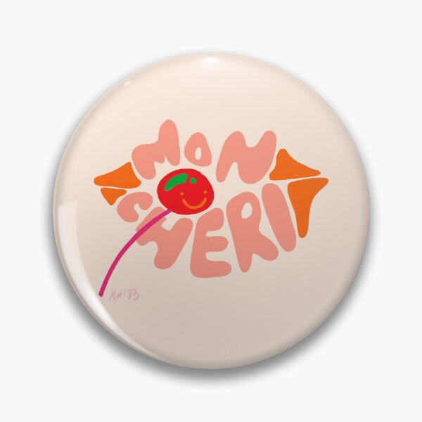 Item preview, Copy of Oh oui Mon Chéri, peach designed and sold by aniazwaradesign.