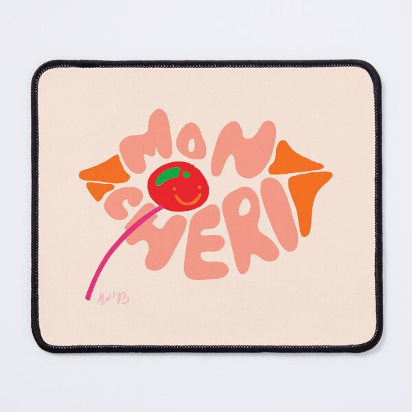 Item preview, Copy of Oh oui Mon Chéri, peach designed and sold by aniazwaradesign.