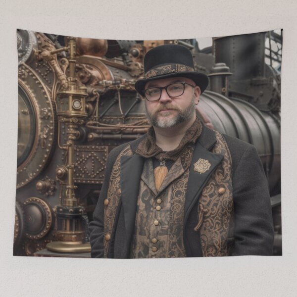 Item preview, Steam Punk Man and train - Henry Toots designed and sold by shakespeare1212.