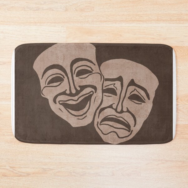 Item preview, The Muses Of Tragedy and Comedy 02 - Minimal - Monochromatic Boho Abstract designed and sold by Studio Grafiikka.