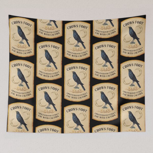 Item preview, Crows Foot Concentrated Extract Alchemy Funny Black Magic Apothecary Recipe Witch Label For Real Witches designed and sold by UniQueensShop.