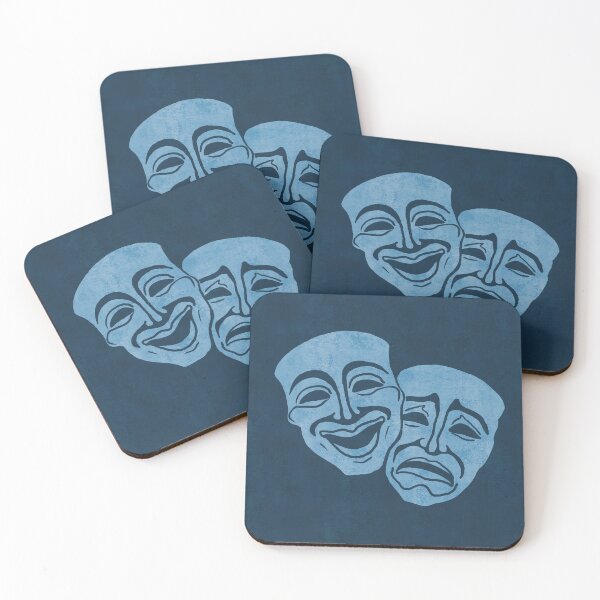 Item preview, The Muses Of Tragedy and Comedy 03 - Minimal, Modern - Boho Abstract designed and sold by Studio Grafiikka.