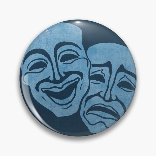 Item preview, The Muses Of Tragedy and Comedy 03 - Minimal, Modern - Boho Abstract designed and sold by Studio Grafiikka.