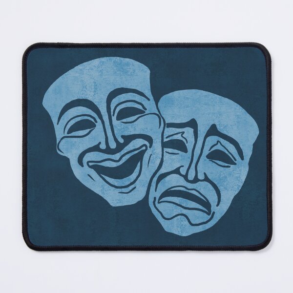 Item preview, The Muses Of Tragedy and Comedy 03 - Minimal, Modern - Boho Abstract designed and sold by Studio Grafiikka.