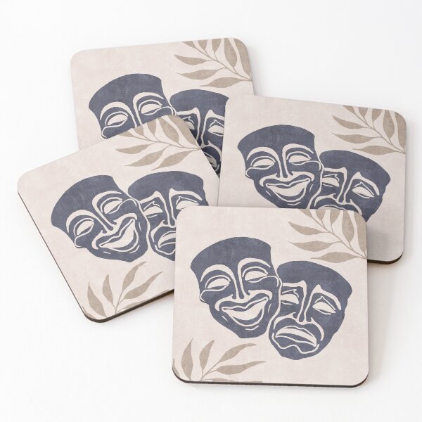 Item preview, The Muses Of Tragedy and Comedy 04 - Minimal, Modern - Boho Abstract designed and sold by Studio Grafiikka.