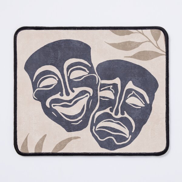 Item preview, The Muses Of Tragedy and Comedy 04 - Minimal, Modern - Boho Abstract designed and sold by Studio Grafiikka.