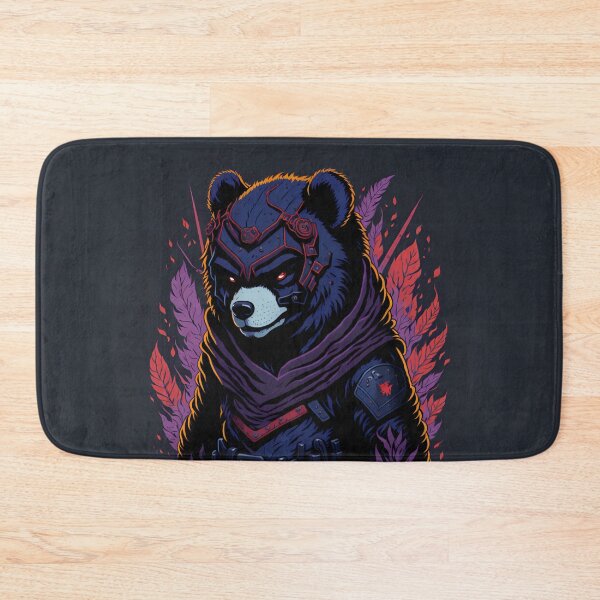 Item preview, Grizzly Shadow Warrior| Stealthy Ursine Assassin| Ferocious Ninja Bruin| High-Tech Polar Ninja| Digital Samurai Kodiak designed and sold by RedArtG09.
