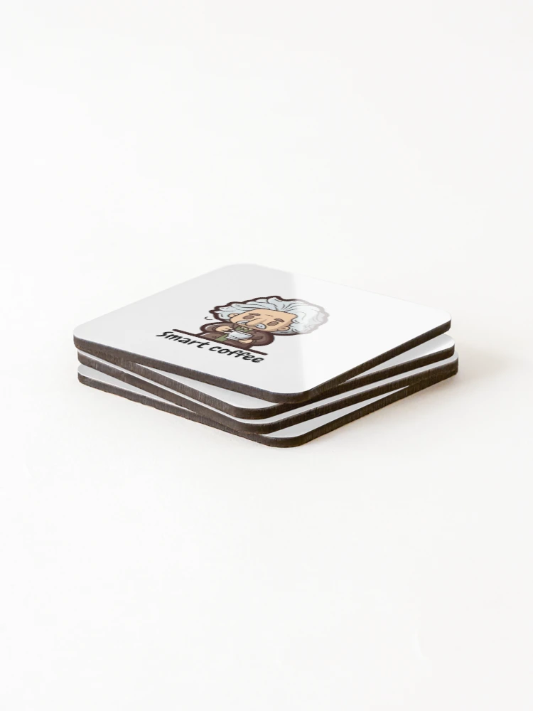 Thumbnail 4 of 5, Coasters (Set of 4), Smart Coffee  designed and sold by RASC23.